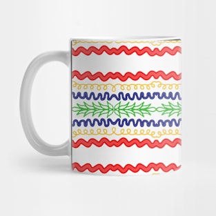 African Patterns with African Colors Mug